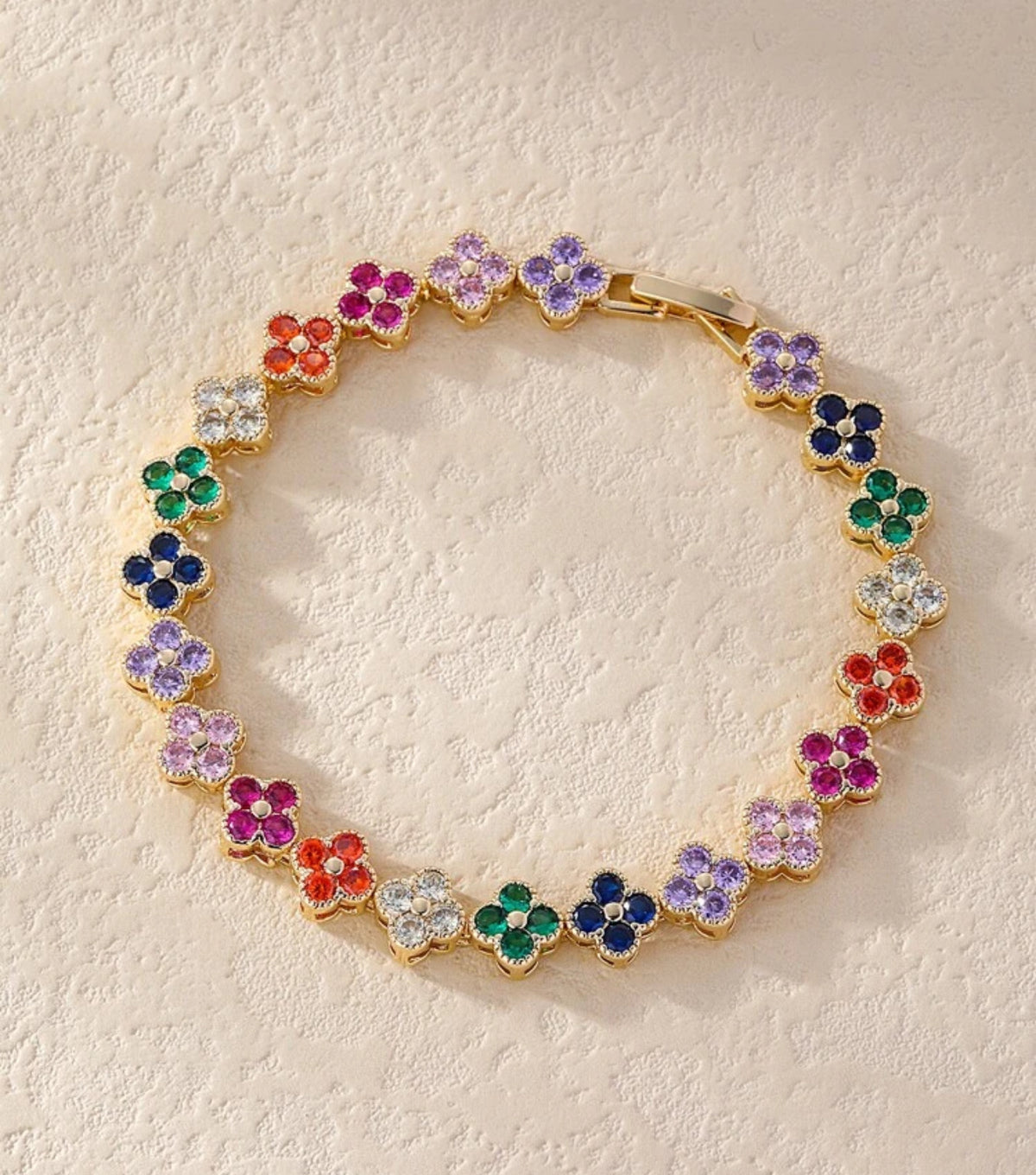 RAINBOW FLOWERS BRACELET