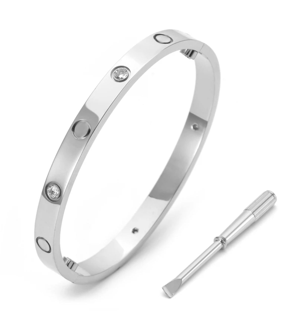 LOVE SILVER CARTIER BRACELET