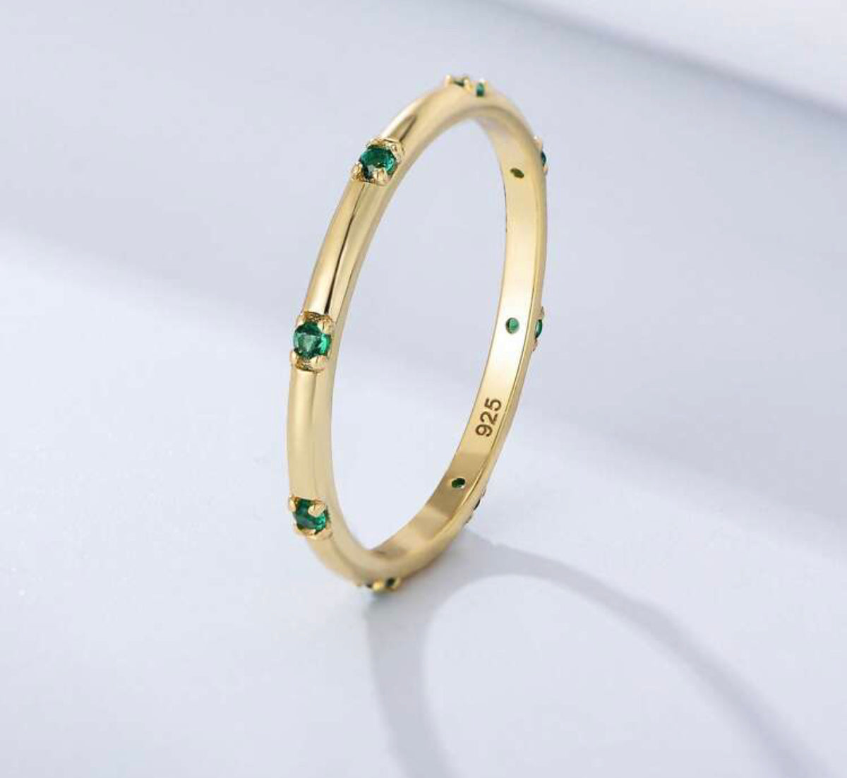 GREEN RING S925