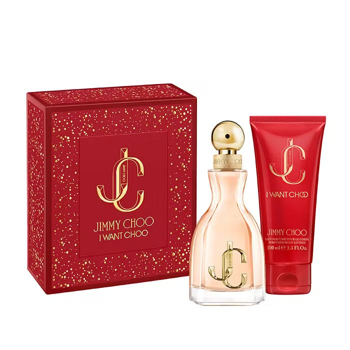 JIMMY CHOOSE I WANT CHOO EUD PERFHM 60ML, PERFUMED BODY LOTION 100ML