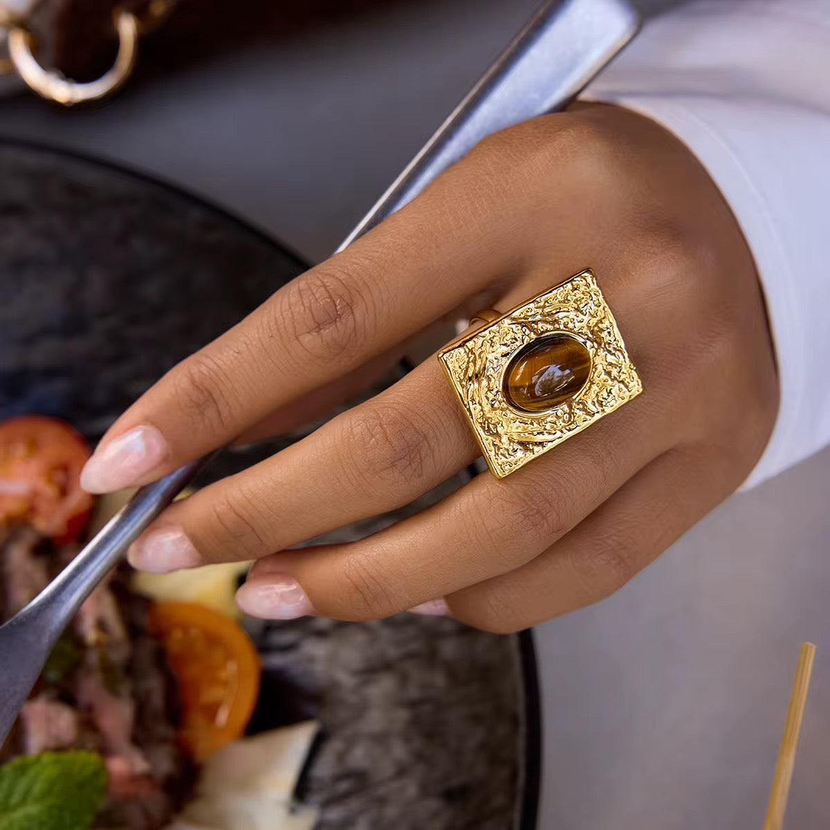 Tiger Eye Ring