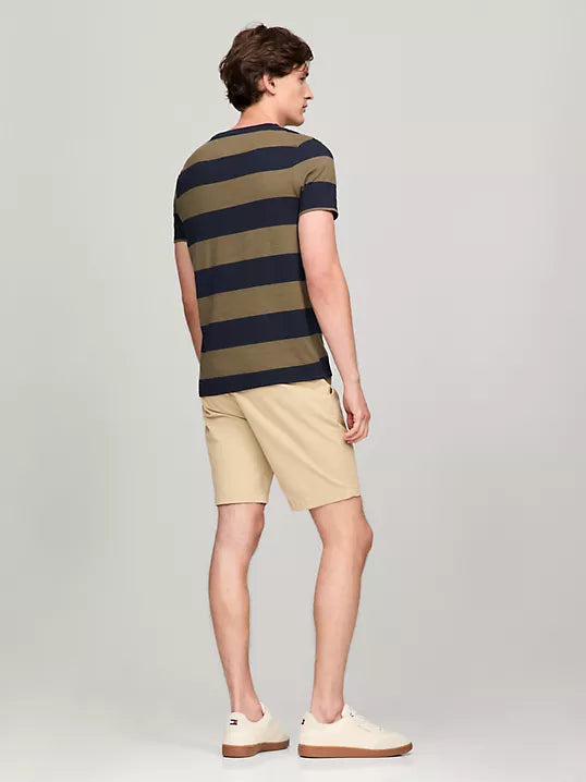 Rugby Stripe T-Shirt Olive