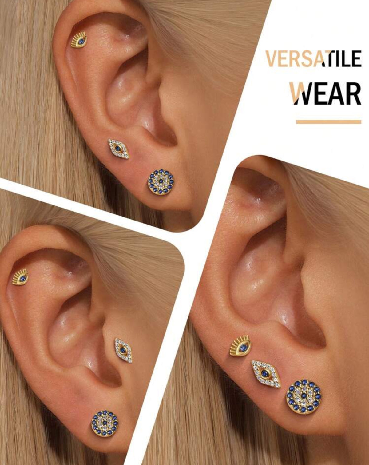 EYE PIERCING SET 3PCS