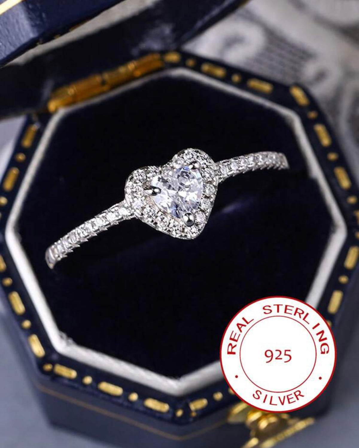 BE MINE HEART RING