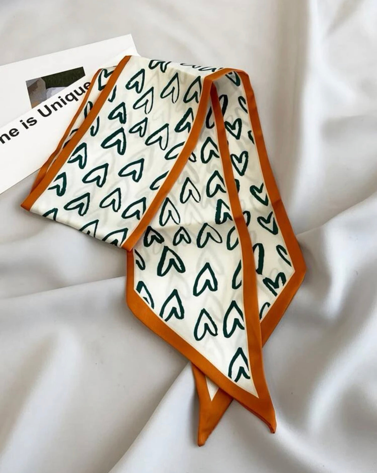 HEART TWILLI SCARF