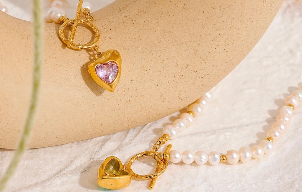 BE MINE PINK NECKLACE
