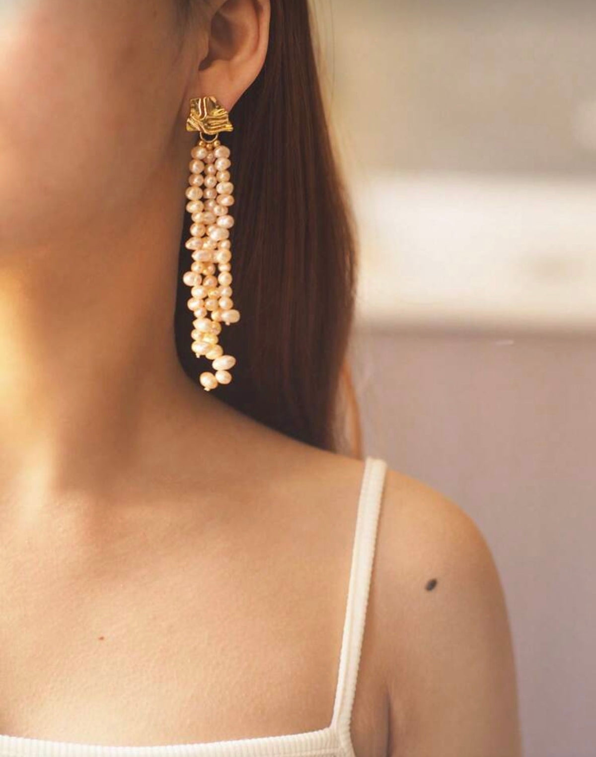 Blanca Pearl Earrings