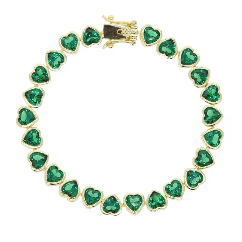 Evergreen Heartlink Bracelet