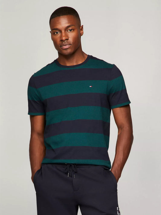 Rugby Stripe T-Shirt Verde