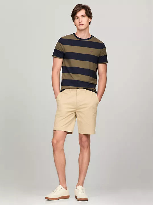 Rugby Stripe T-Shirt Olive