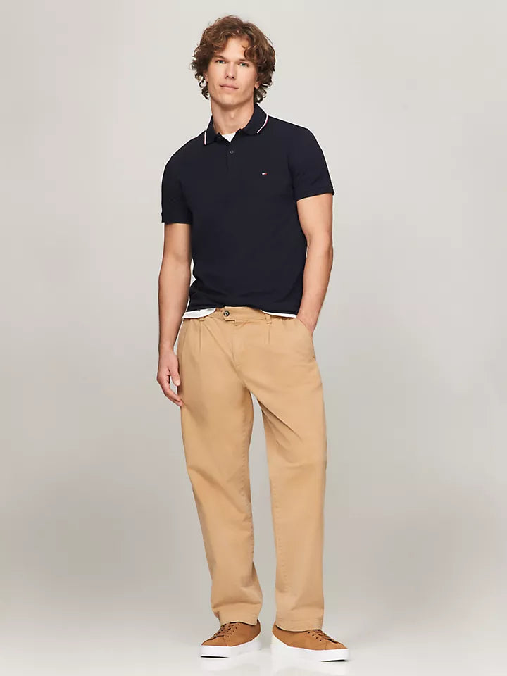Regular Fit Tommy Wicking Polo Navy