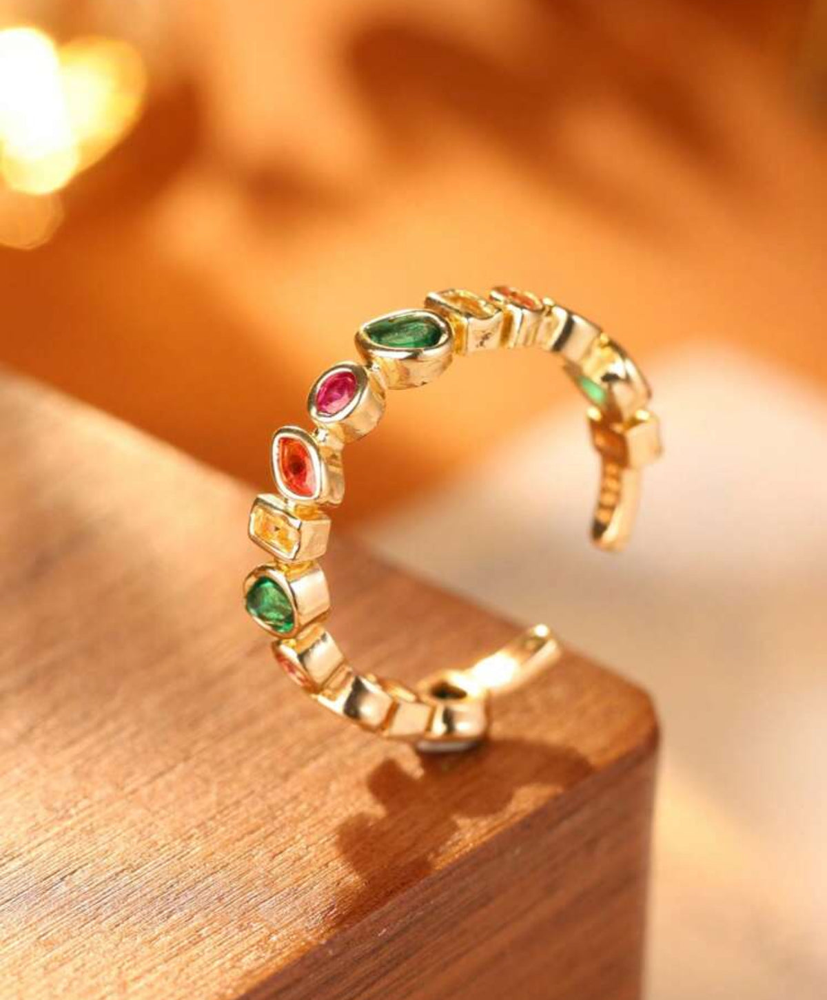 RAINBOW DUO RING