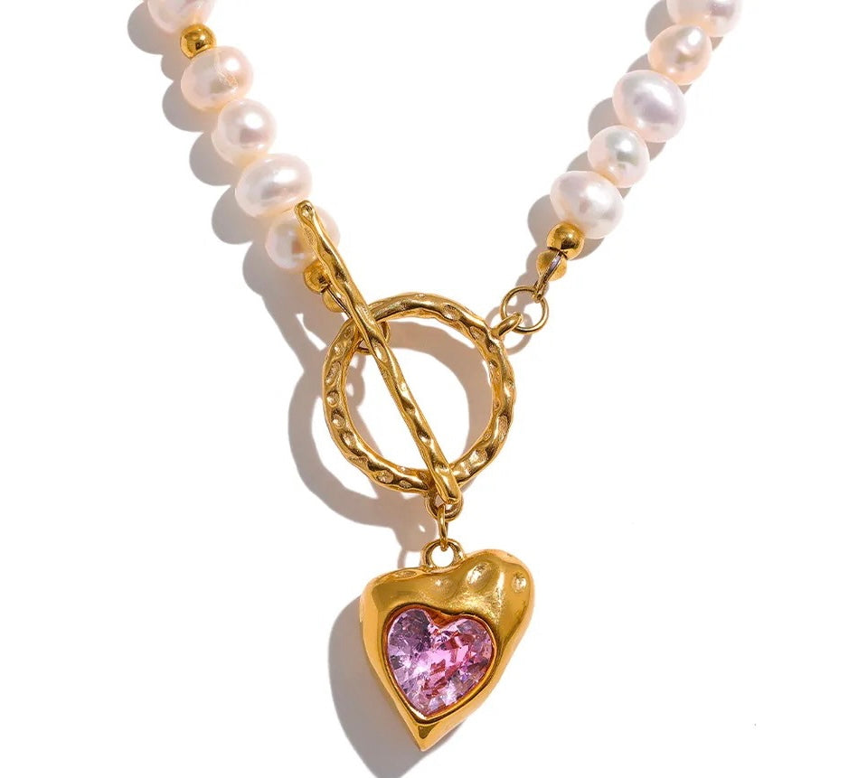 BE MINE PINK NECKLACE