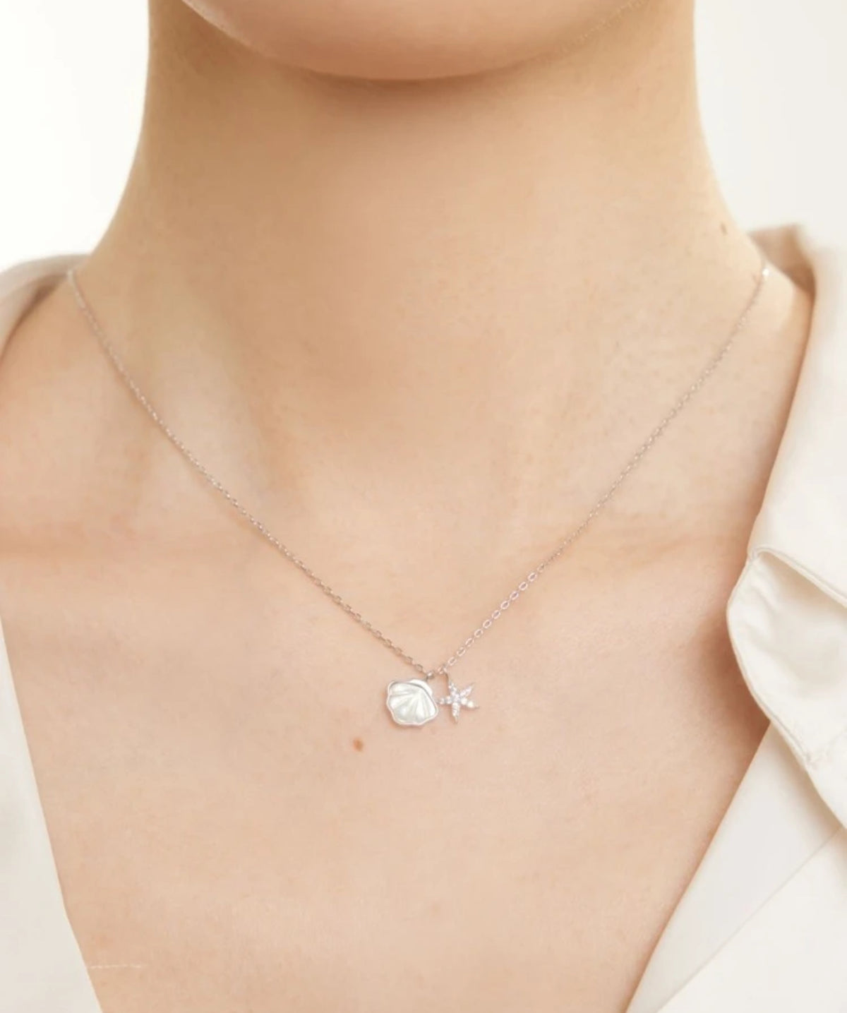 SHELL NECKLACE S925