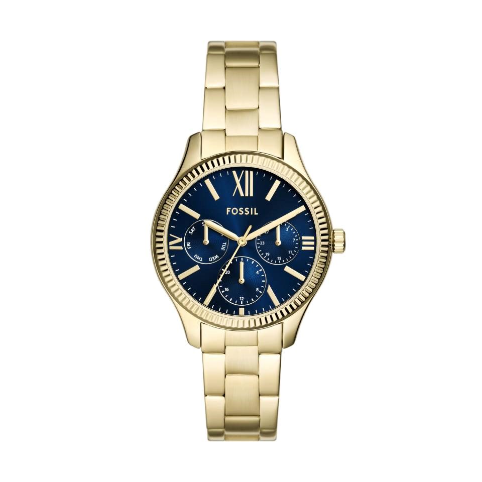 FOSSIL MULTIFUNCTION GOLD AND BLUE