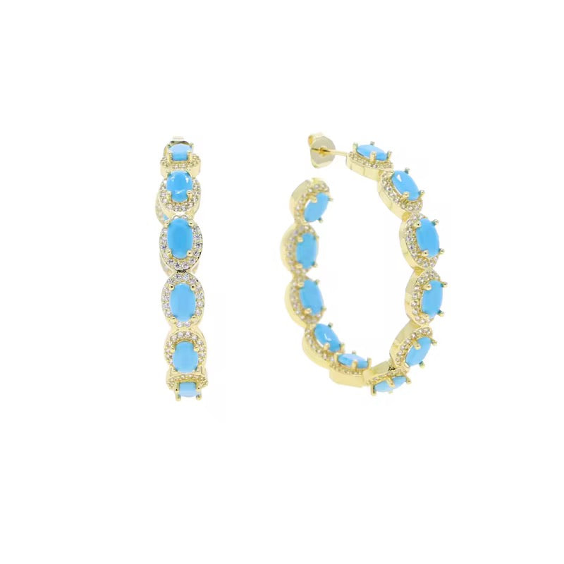 Deep Love Blue Hoops