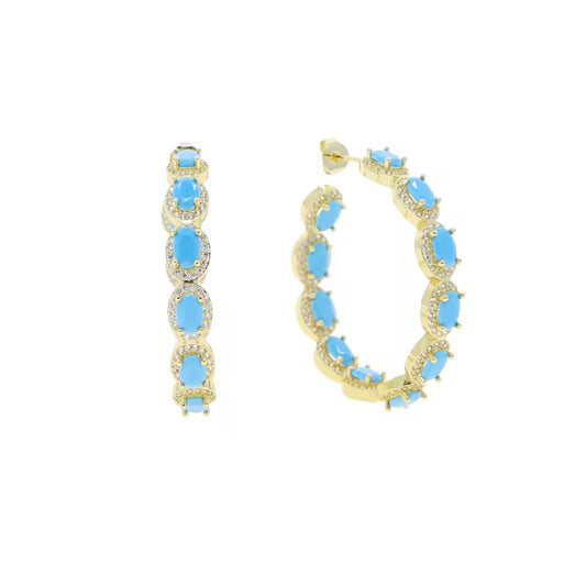 Deep Love Blue Hoops