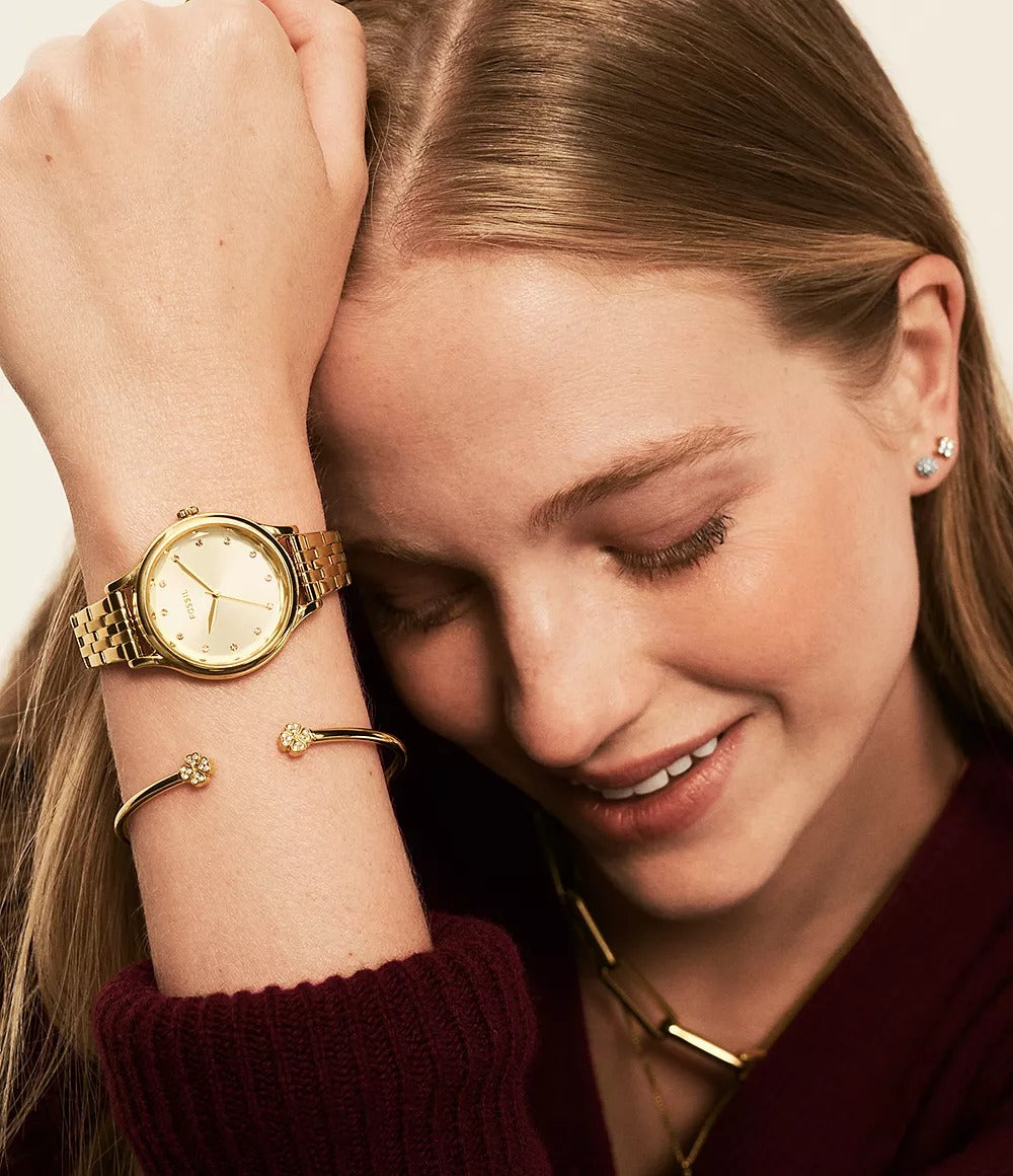 FOSSIL LANEY GOLD