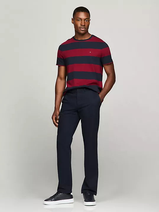 Rugby Stripe T-Shirt Red