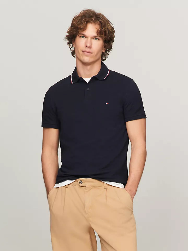 Regular Fit Tommy Wicking Polo Navy