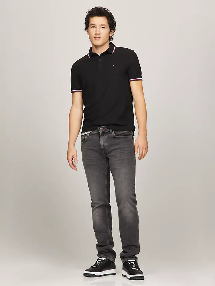 Regular Fit Tommy Wicking Polo Black