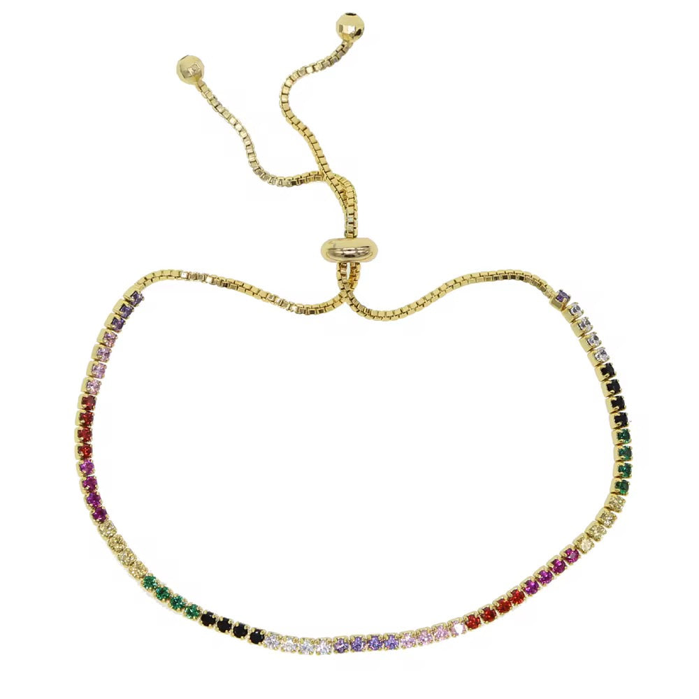 Gold Holiday Ties Bracelet
