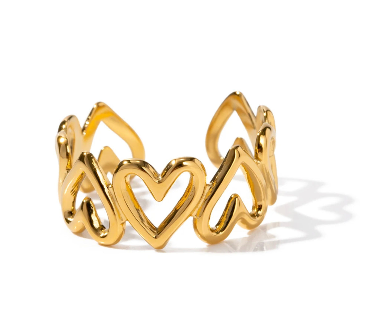 HEARTS RING