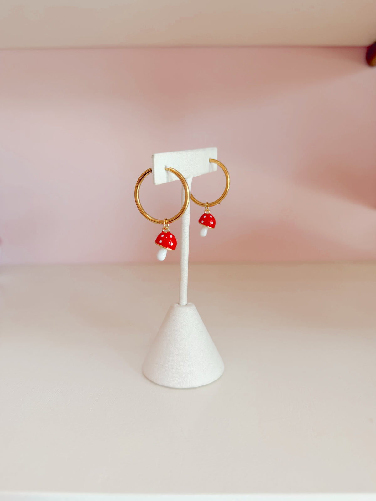 Mushroom Charm Hoop