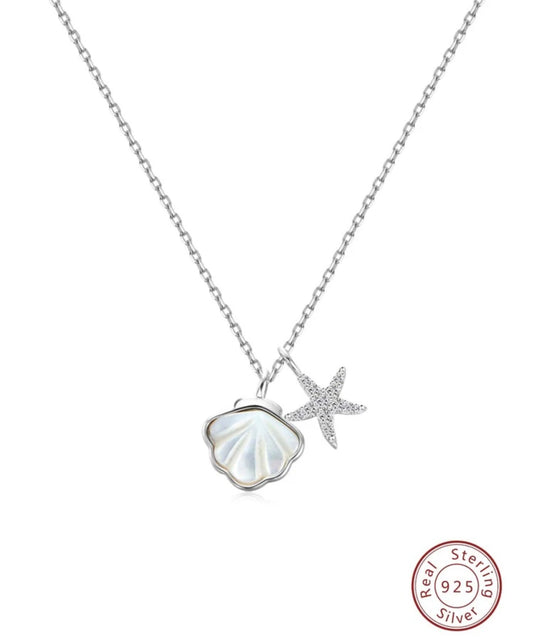SHELL NECKLACE S925