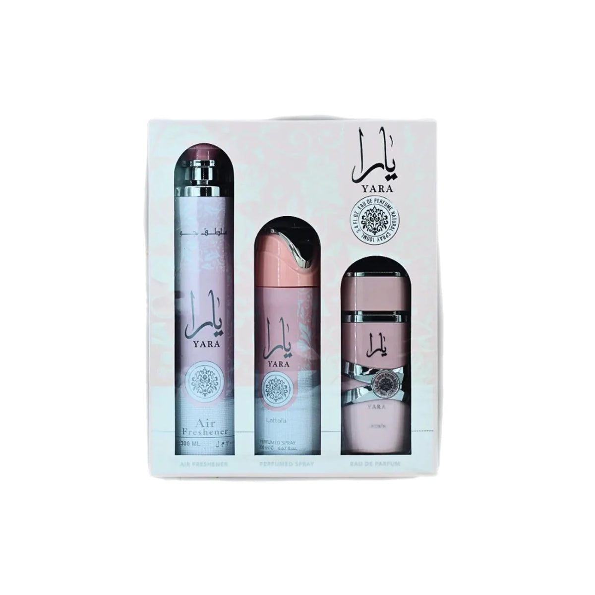 Lattafa Yara Lattafa 3-Piece Set 3.4oz (M) EDP Spray