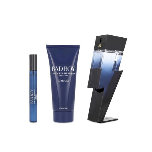 BAD BOY COBALT EDP 100 ML / GEL SHOWER / TRAVEL 10ML (H)