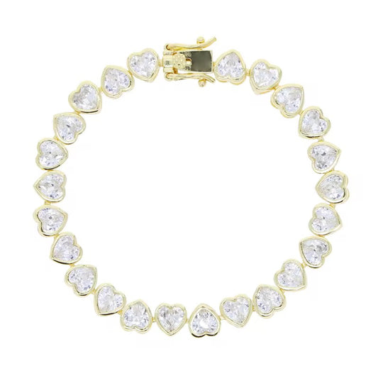 Crystal Heartlink Bracelet