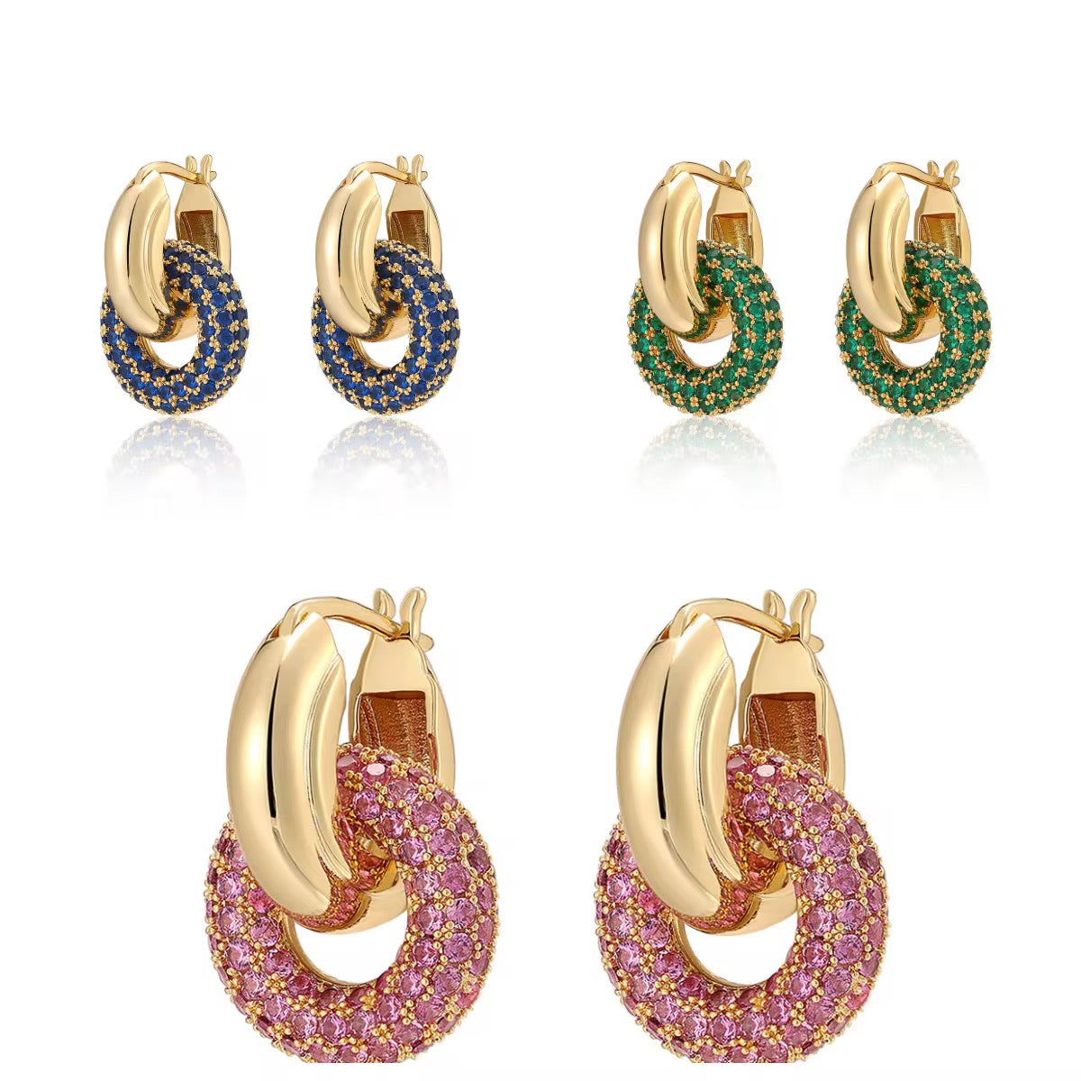 Love Dangling Hoops