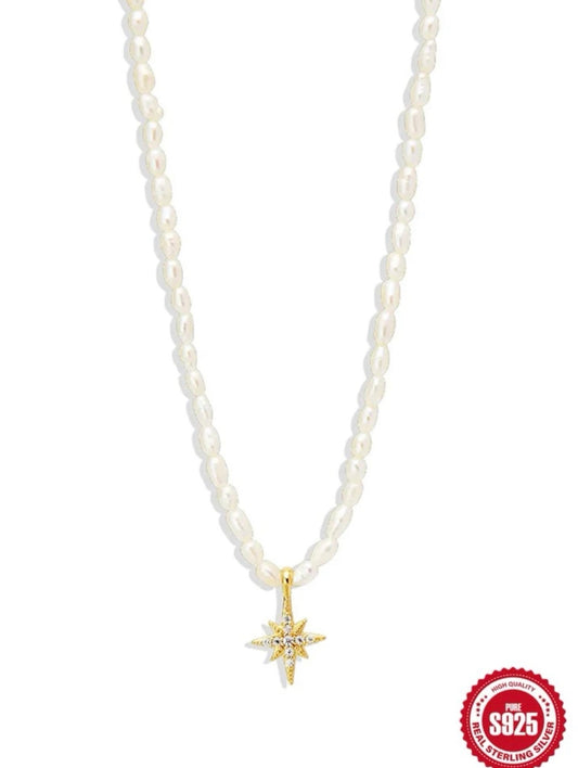 PEARL STAR NECKLACE