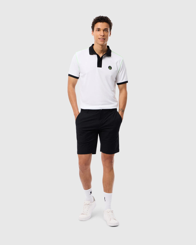 Psycho Mens Webster Sport Polo Blanca