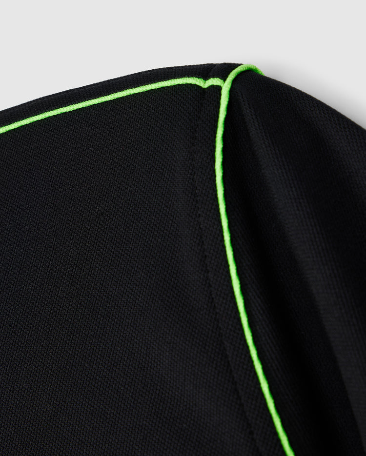 Psycho Mens Webster Sport Polo Black