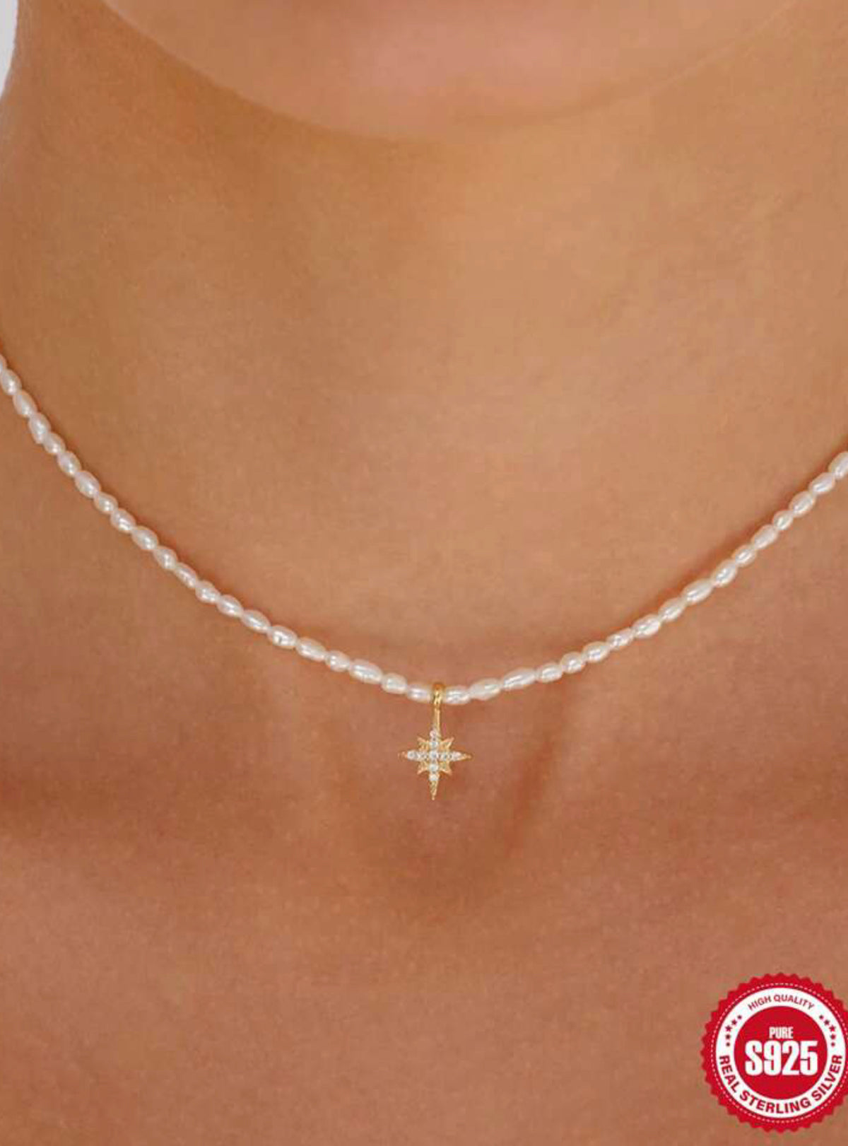 PEARL STAR NECKLACE