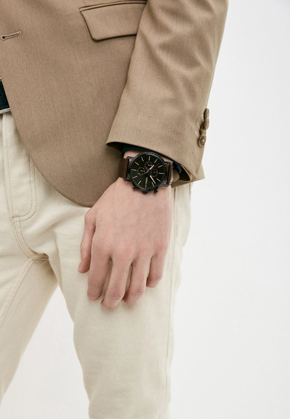 FOSSIL LUTHER BROWN LEATHER