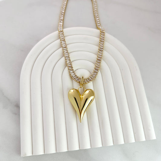 HEART DIAMOND NECKLACE
