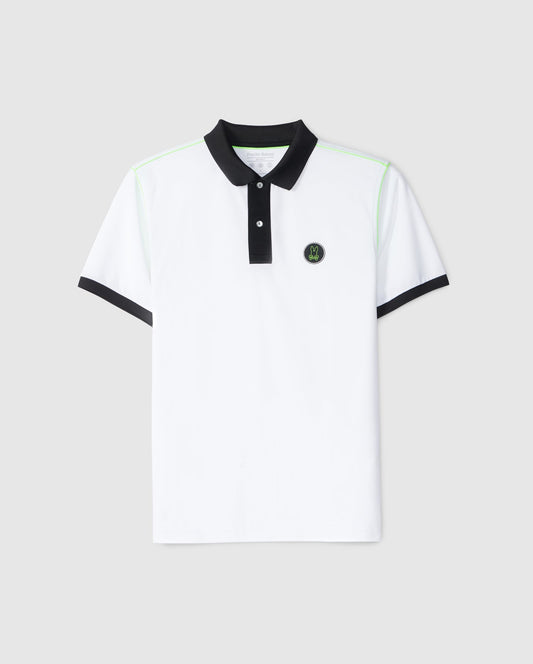 Psycho Mens Webster Sport Polo Blanca