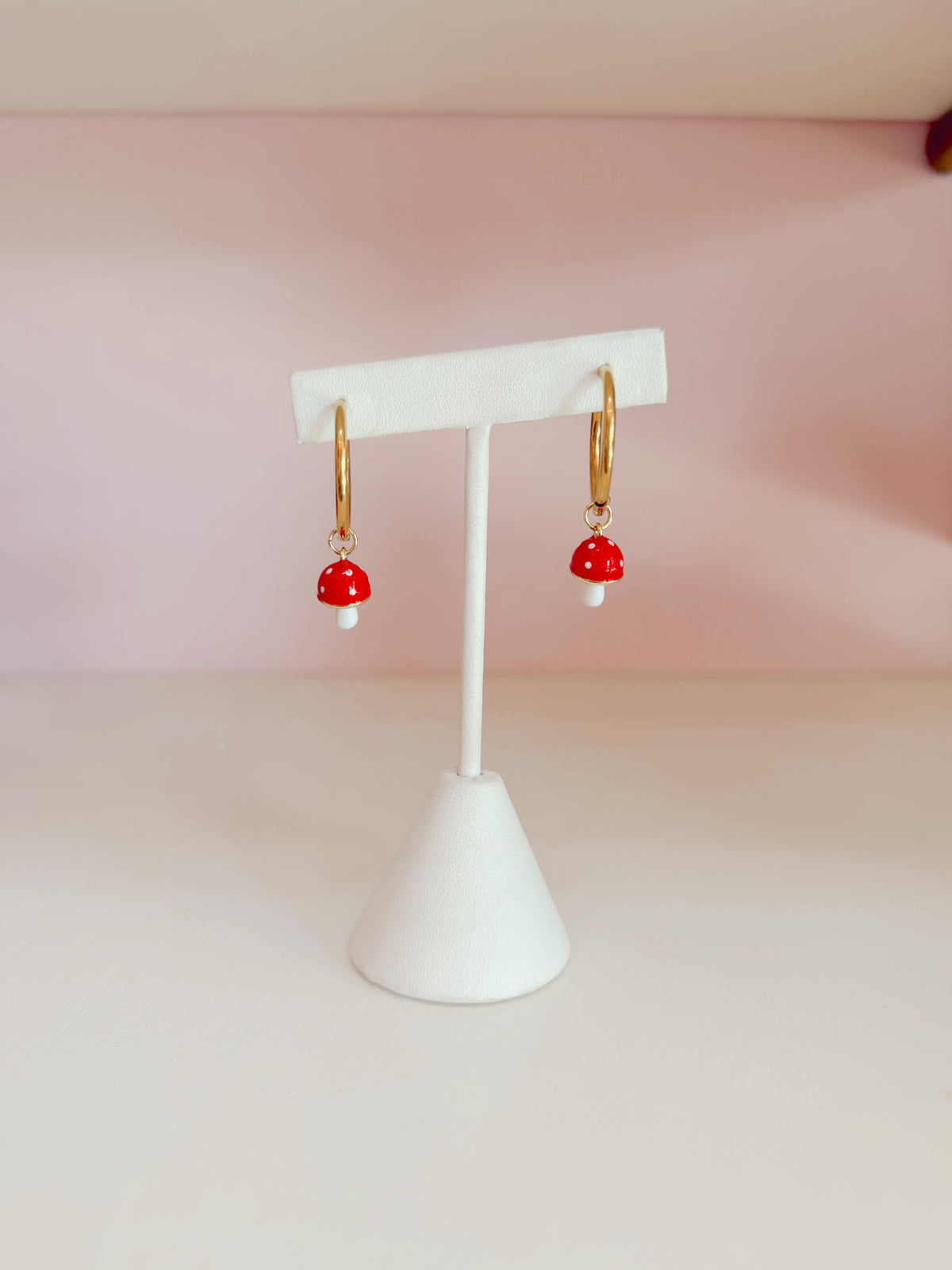 Mushroom Charm Hoop