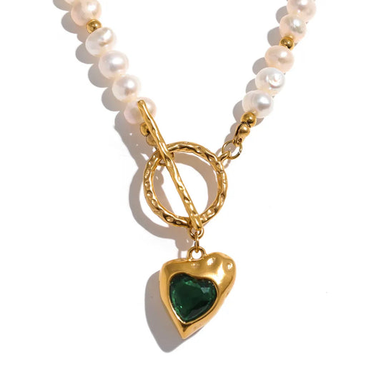 BE MINE GREEN NECKLACE