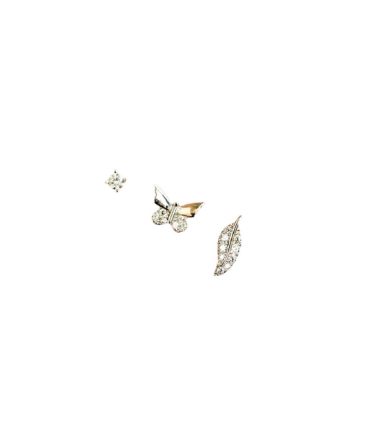 BUTTERFLY PIERCING SET