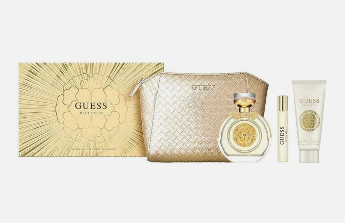 GUESS BELLA VITA 4 PIECE GIFT SET (M)