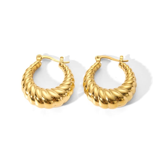 AURORA TWISTED HOOP