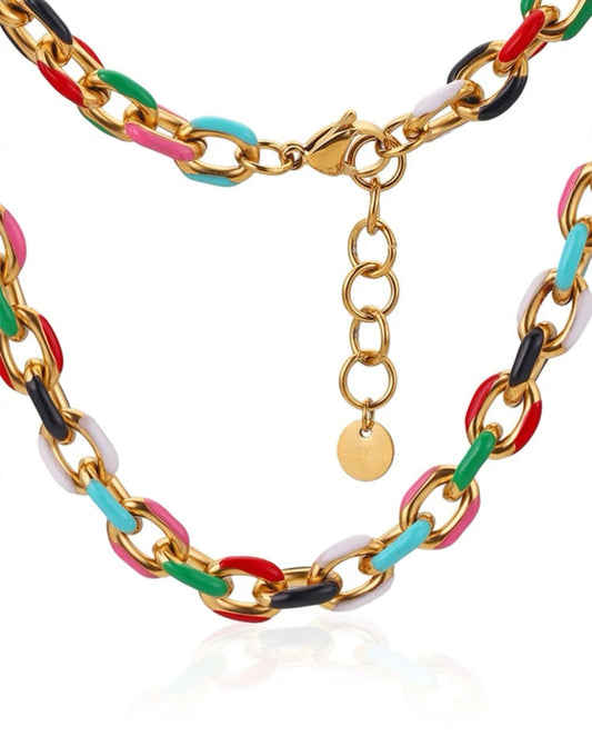 COLORS CHAIN NECKLACE