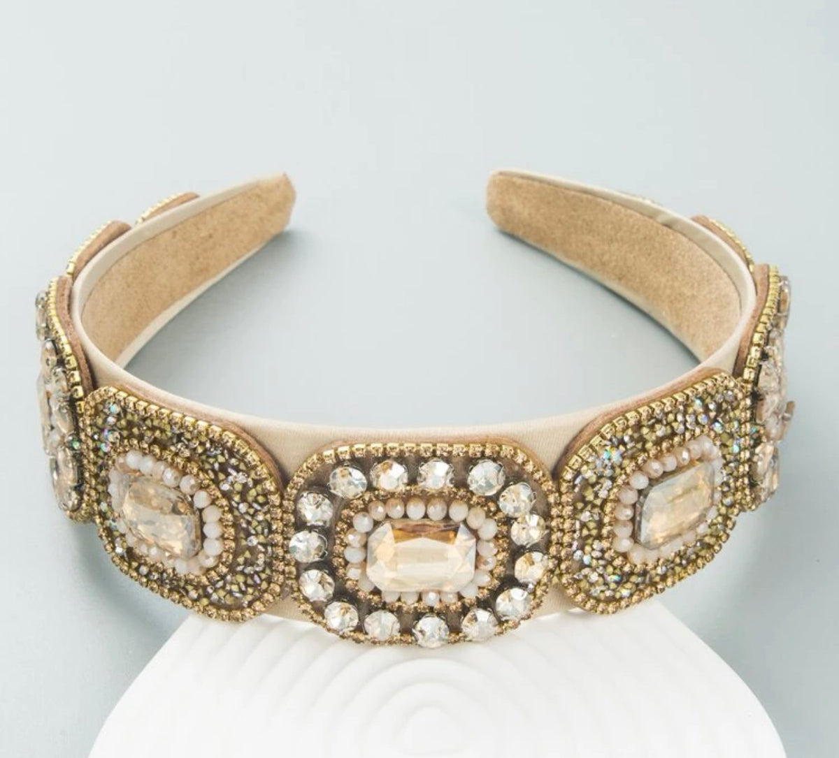 LÚ GOLD HEADBAND