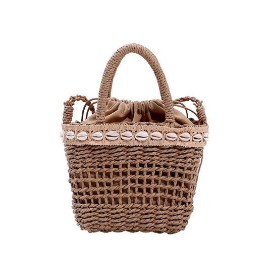 WICKER MINI BAG