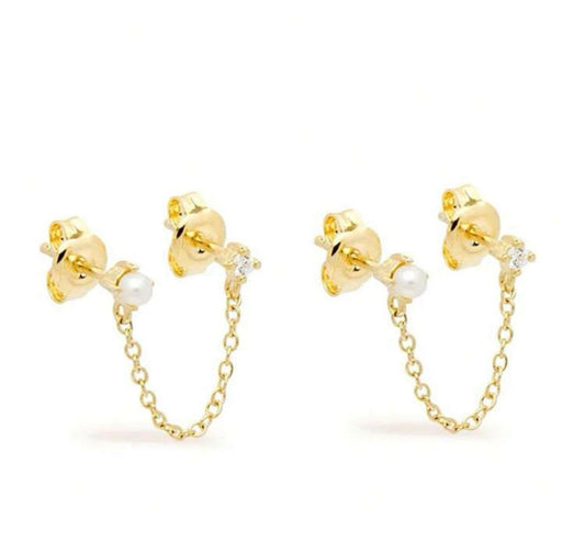 PEARL EARRING CHAIN