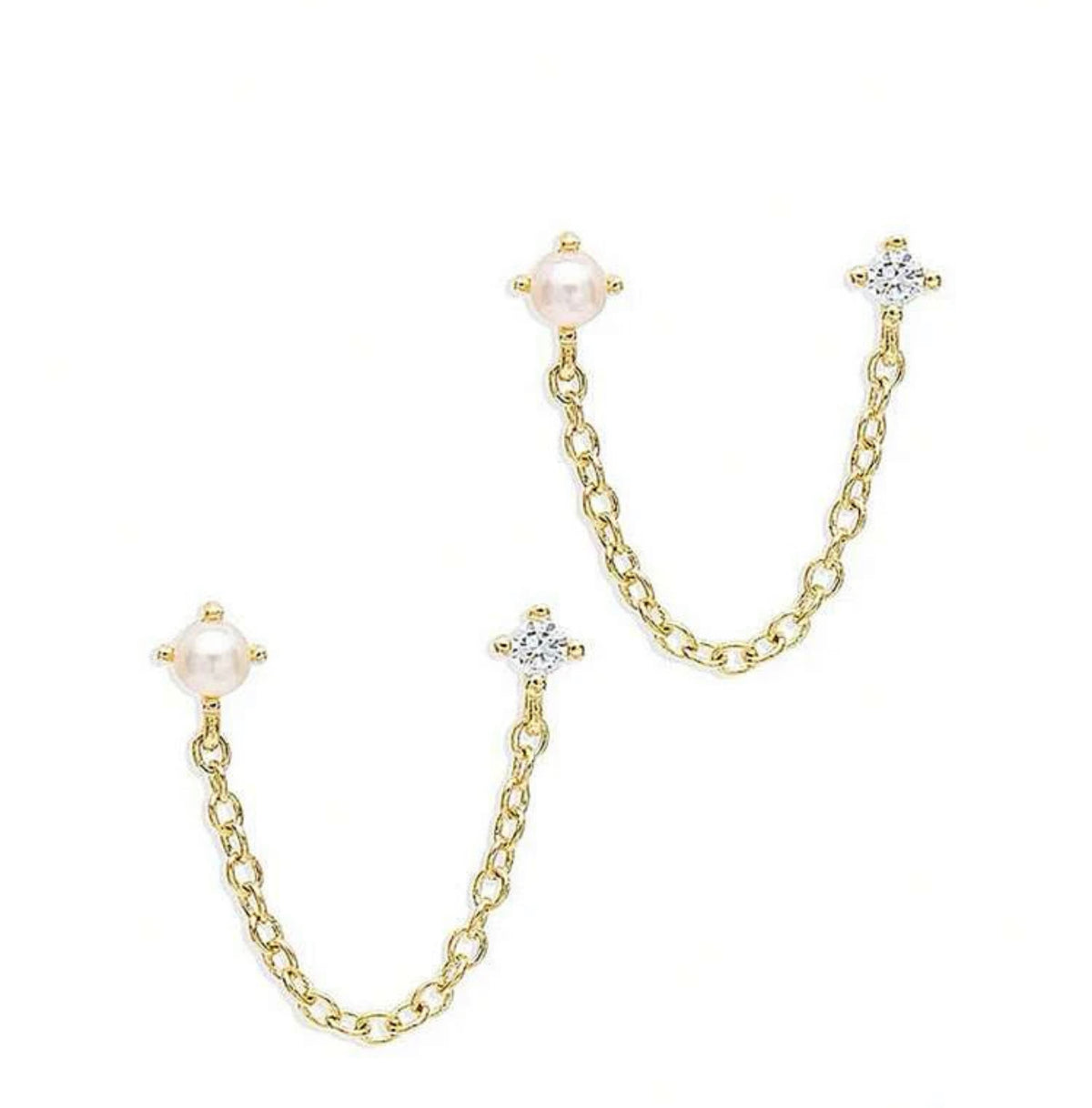 PEARL EARRING CHAIN